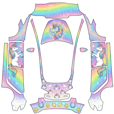 ユニコーン (Unicorn) – テスラ Model 3 ラッピング
