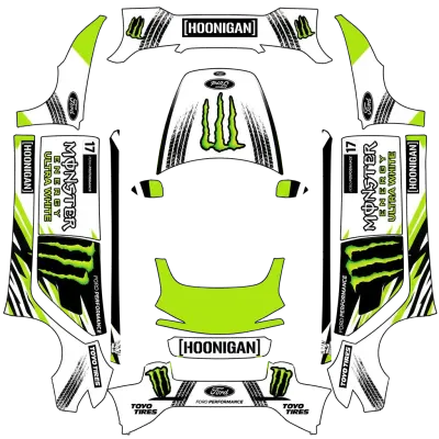 Monster Hoonigan – Tesla Model 3 wrap