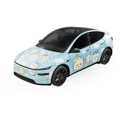ちいかわ (吉伊卡哇) – テスラ Model Y ラッピング