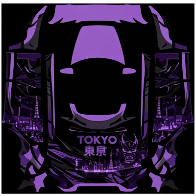 東京ドリフト (Tokyo Drift) – テスラ Model 3 ラッピング