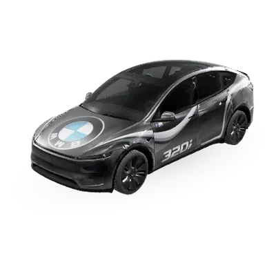 BMW 320i (BMW 320I) – Tesla Model Y L Wrap
