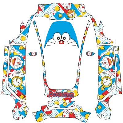 도라에몽 (Doraemon) – 테슬라 Model 3 랩핑