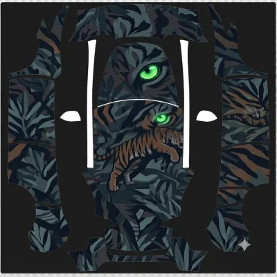 Ночной охотник (Tiger - Night Hunter) – оклейка Tesla Model 3