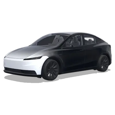 Schwarz mit Weiß – Tesla Model Y Wrap