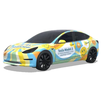 go for happiness – 테슬라 Model 3 랩핑