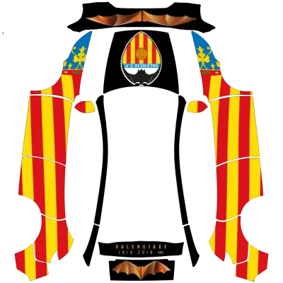 Valencia CF – Tesla Model Y Wrap