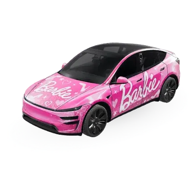 Barbie – Tesla Model Y wrap