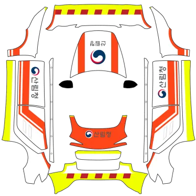Koreanischer Forstdienst (Korea Forest Service) – Tesla Model 3 Wrap