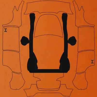 Hermes – Tesla Model Y wrap