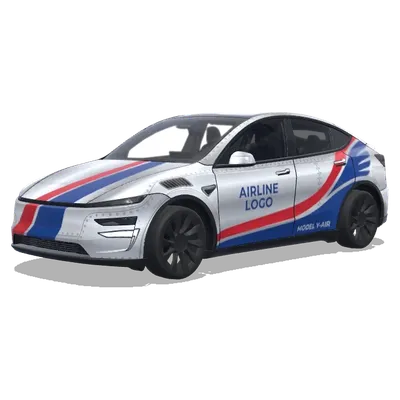 항공기 도장 (An aircraft livery) – 테슬라 Model Y 랩핑