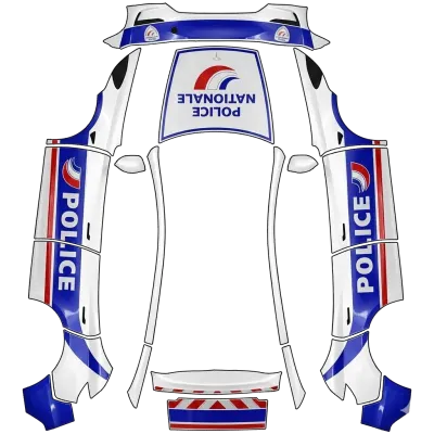 法國警察（Police FR） – 特斯拉 Model Y 塗裝