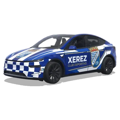 Герб Херес КД – оклейка Tesla Model Y