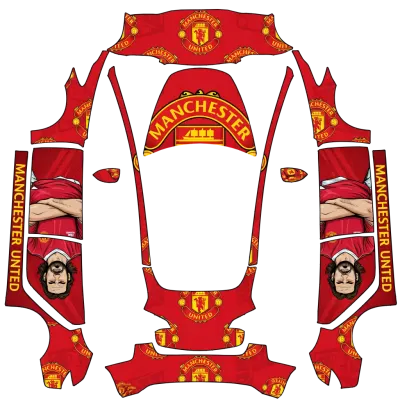 Manchester United (Manchester united) – covering Tesla Model 3