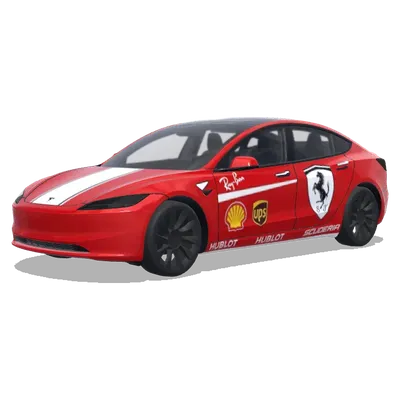Ferrari – Tesla Model 3 Wrap