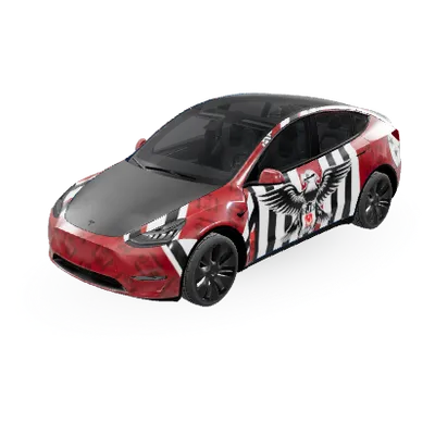 Beşiktaş – Tesla Model Y Wrap