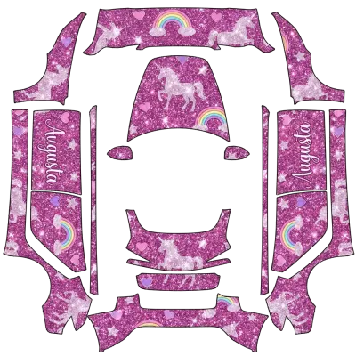 Pink Augusta – Tesla Model 3 Wrap