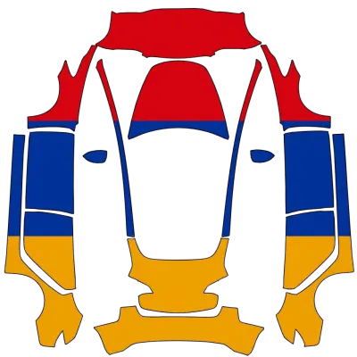 armenian flag – Tesla Model 3 wrap