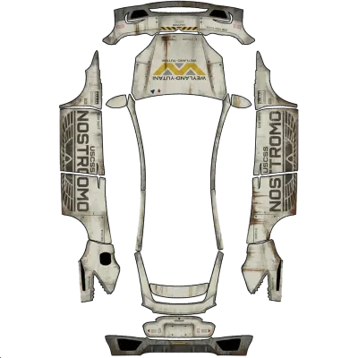 USCSS Nostromo – Tesla Model X Wrap