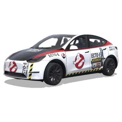 Ecto-E Ghostbusters – Tesla Model Y wrap