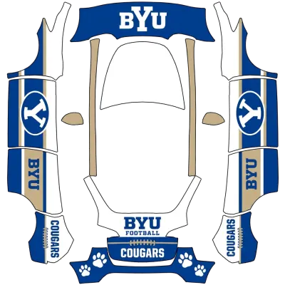 BYU – Tesla Model Y Wrap