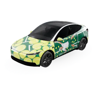 テニス (網球) – テスラ Model Y ラッピング