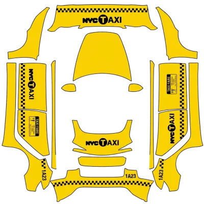 Taxi New York (New York Taxi) – covering Tesla Model 3