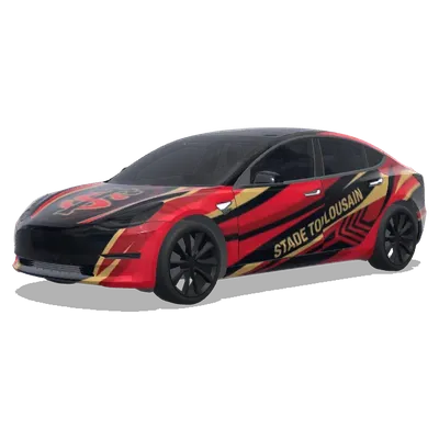 스탕 툴루즈 (Stade Toulousain) – 테슬라 Model 3 랩핑