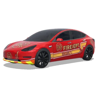 火焰（Fire） – 特斯拉 Model 3 塗裝