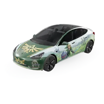 Zelda – Tesla Model 3 Wrap
