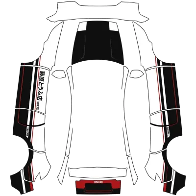 AE86 – テスラ Model Y ラッピング
