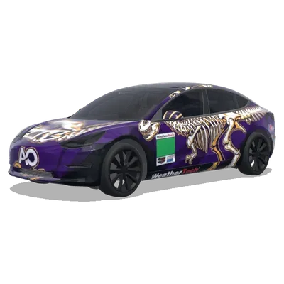 AO Racing Rex Skelett – Tesla Model 3 Wrap