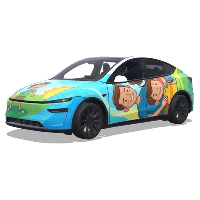Familie Almeida de Sousa – Tesla Model Y Wrap
