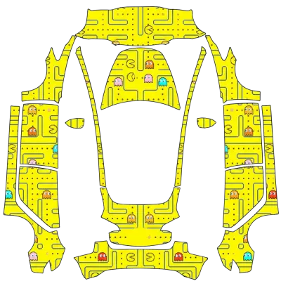 Pac-Man (Pacman) – Tesla Model 3 Wrap