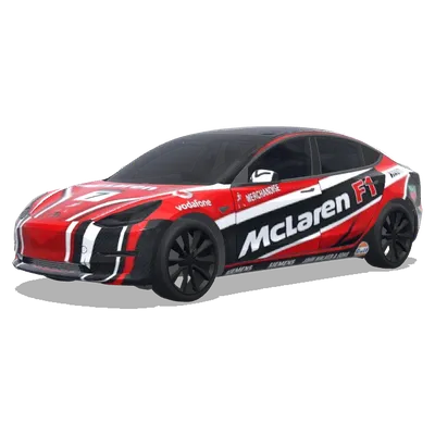 McLaren F1. – Tesla Model 3 wrap