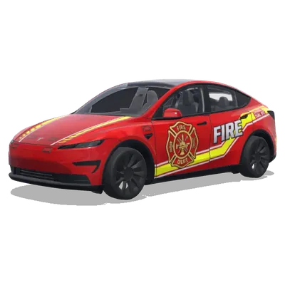 火焰徽章紅色特斯拉 – 特斯拉 Model Y 塗裝