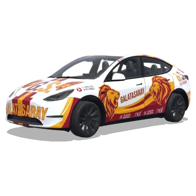 galatasaray – Tesla Model Y wrap
