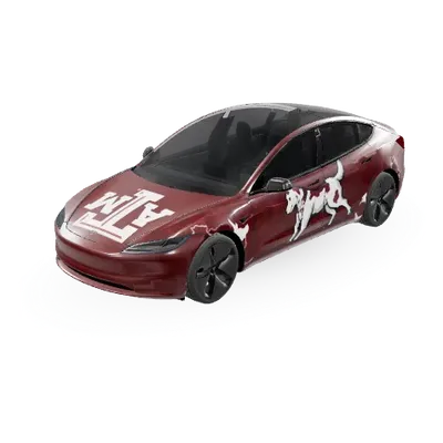Texas A&M Logo – Tesla Model 3 Wrap