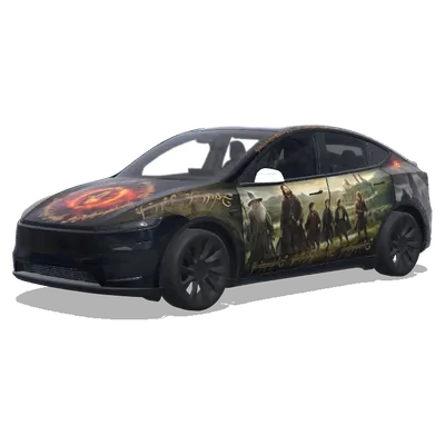 指環王（Lord of the rings） – 特斯拉 Model Y 塗裝