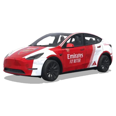 Арсенал (Arsenal) – оклейка Tesla Model Y
