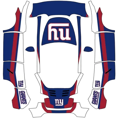 New York Giants – Tesla Model Y Wrap
