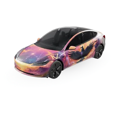 Raven – Tesla Model 3 Wrap