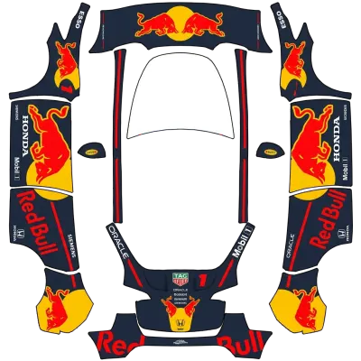 레드불 (redbull) – 테슬라 Model Y 랩핑