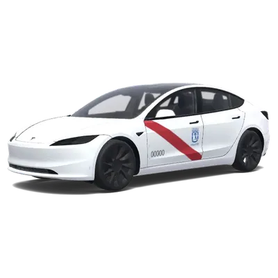 마드리드 택시 (Taxi Madrid) – 테슬라 Model 3 랩핑