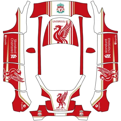 利物浦（Liverpool FC） – 特斯拉 Model Y 塗裝
