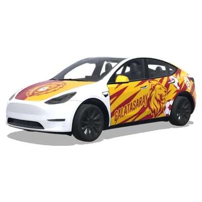 Galatasaray Coccer team – Tesla Model Y wrap