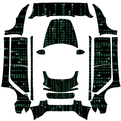 駭客帝國（Enter the Matrix） – 特斯拉 Model 3 塗裝
