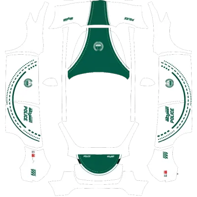 Polizei Dubai (Dubai Police) – Tesla Model Y Wrap