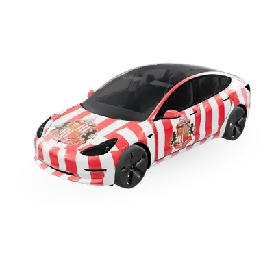 Sunderland AFC – Tesla Model 3 Wrap
