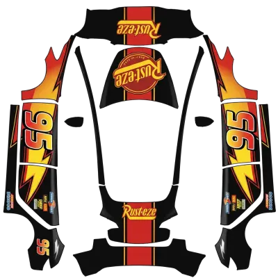 Schwarzer Blitz (Black lightning) – Tesla Model 3 Wrap