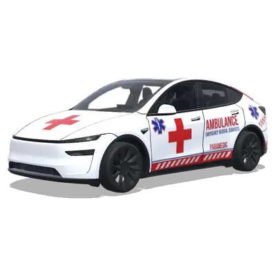 紅十字救護車特斯拉Model 3 – 特斯拉 Model Y 塗裝